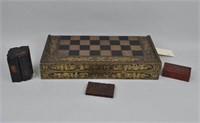 Chinese Export Lacquer Chess & Backgammon Box