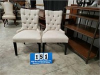 Very Nice Pair Of Modern Upholstered Chairs