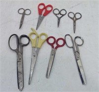 (8) Mostly Vtg Crafting Scissors