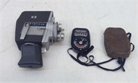 Vtg Keystone Video Camera & Light Meter