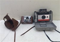 Pair of Vtg Camera's  Polaroid Land & Kodak 35