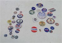 Political Buttons. Left Side appear to be Repo