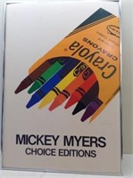 * Mickey Myers Crayola Crayons Print  25 x 36