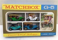 Boxed Late 1960's Matchbox G-5 Famous Cars of