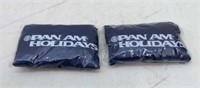 (2)  Pan Am Holiday's Bags