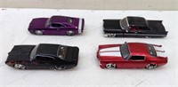 (4) 1:24 Scale Die Cast Cars "A"