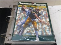 Binder w/ (7) GB Packer Yearbooks 90 - 96