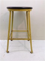 *LPO* Vtg Industrial Type Stool  24" at Seat