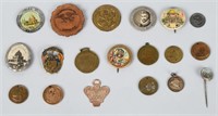 1893 COLUMBIAN EXPOSITION MEDALS, PINS, & MORE