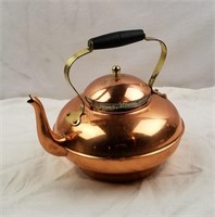 Copper & Brass Kettle Rustic Country Decor