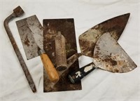 Lot Of Hand Tools Trowels & More