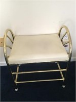 Pair of vanity stools 22" tall x14" wide