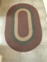 Set of 4 braided rugs (oval)