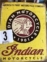 Indian Motorcycle Wall Sign