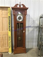 Amana Solid Cherry Grandfather's Clock