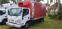2009 GMC Refrigerated Box Truck.   (BKC)