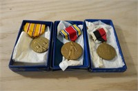 3 WW2 Medals