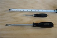 2 Snap-On Flat Head Screwdrivers