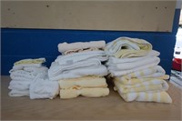 Large Lot of Towels, Hand Towels, and Wash Cloths