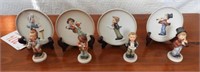 (4) Goebel Hummel Figurines and (4) First
