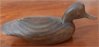 Miniature carved Upper Bay Mallard decoy