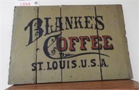 Blanke’s Coffee St. Louis USA hand painted