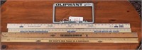 Vintage Oliphant Chevrolet Sales wooden