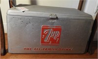 Vintage Aluminum 7UP cooler