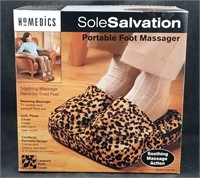 Homedics Sole Salvation Portable Foot Massager New