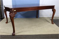 Mahogany Banded Top Dinning Table