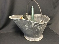Fireplace Ash Bucket w/ Scoop & Brush