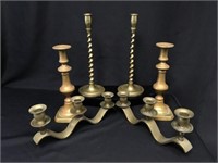 6 Various Sized Candle Holders