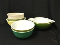7- Misc Mixing Bowls Including Pyrex