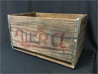 Property of M.P.A Wood Crate Box