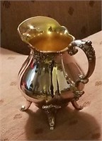 Wallace Baroque Silver Plate cream pitcher
