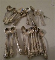 Sterling Demitasse spoons made into brooches