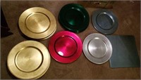 Charger plates for table top decoration