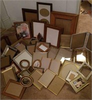 Picture frames, wood, metal,  plastic,  all sizes