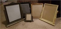 Vintage picture frames- 5. 8x10 and3x5
