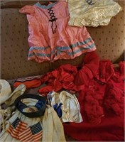 Vintage children costumes home made.