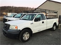 2005 Ford F150 Pickup with Ladder Rack
