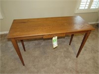 Oak Mission Style Entry / Sofa Table-