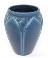 Rockwood Vase 2090, matte blue lotus leaf