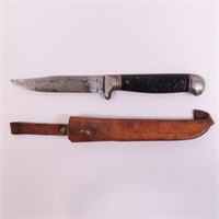 Imperial Knife w/ Leather Hanging Belt Scabbard