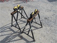 (Qty - 2) Pipe Roller Stands-