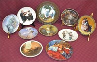 10+ Various Collector's Plates With Stands