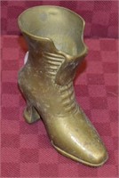 Solid Brass Victorian Lady's Boot