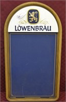 33" Tall Lowenbrau Beer Bar Menu Board