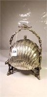 Clam Shell Server Silver