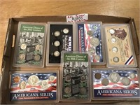 LOT OF COIN SETS